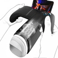 Turbo 10-Mode Explosive Thrusting Stroker – Immersive Gamepad Design with Phone Holder