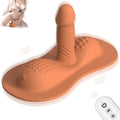 Sit and Ride Dildo Vibrators Sex Toys Machine for Women Men Couples, Himitsuna Remote Control Vibrator Clit Anal G Spot Double Stimulator with 10+10 Vibrating Modes, Monster Dildo Mount Adult Sex Toy