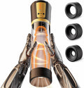 Penis Pump Adult Sex Toys for Men - Electric Male Masturbator Penis Enlarger Vacuum Pump with 5 Sucking Levels, Cock Pump Penis Extender Training Male Sex Toys for Dick Enlargement with 6 Cock Rings