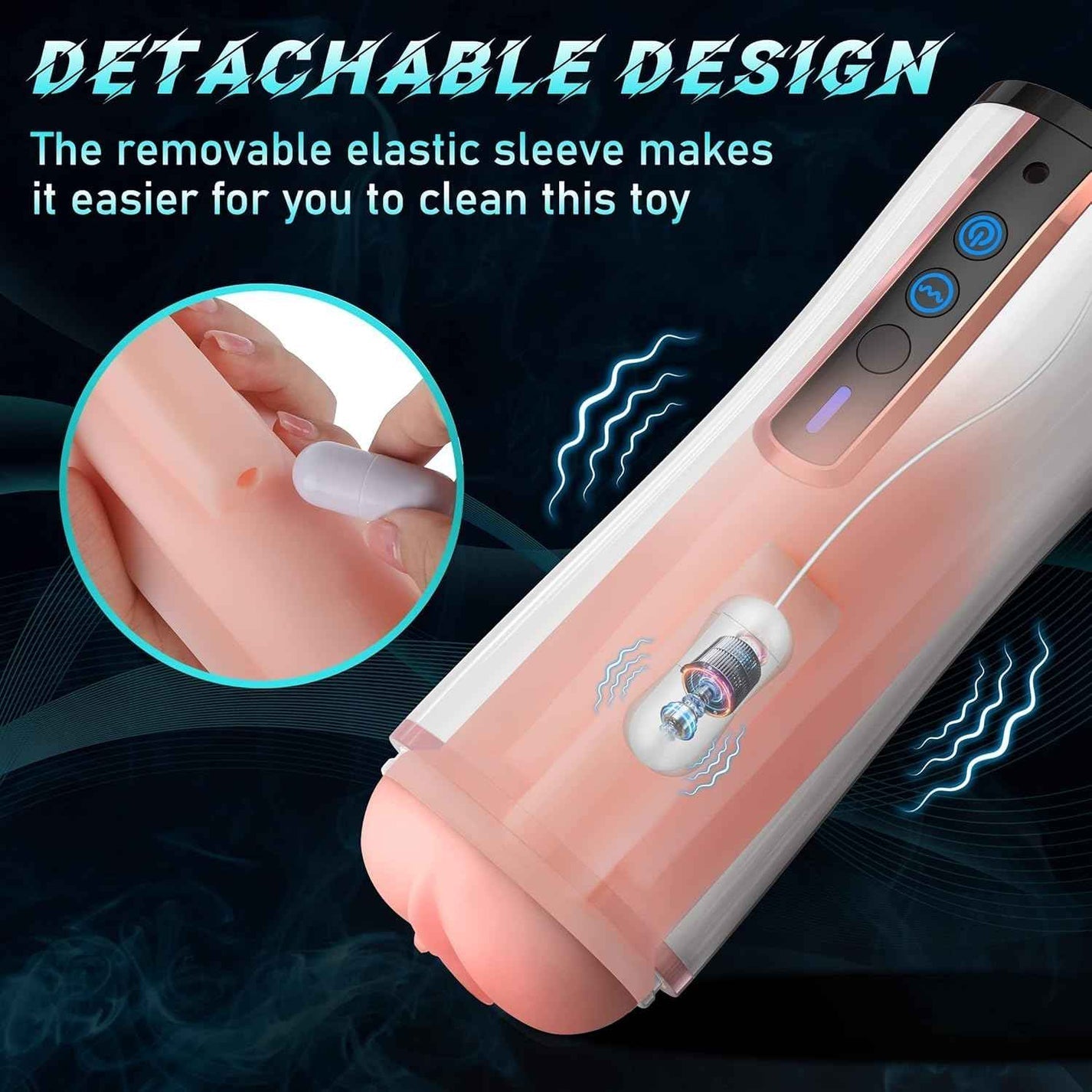 Desire Flow - Coupe masturbatrice vibrante